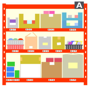 5S_置き場所を表示した棚
