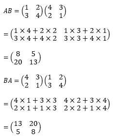 行列の積を求める　問1の解答