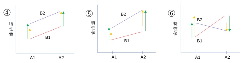 要因効果～交互作用2