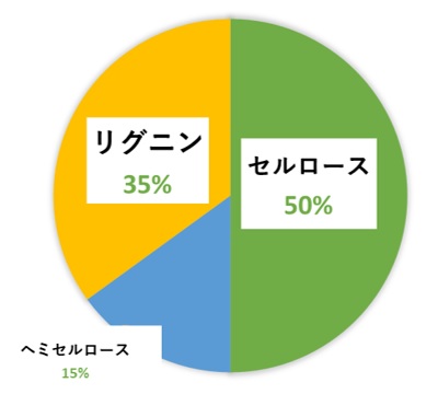 スギ木材の組成