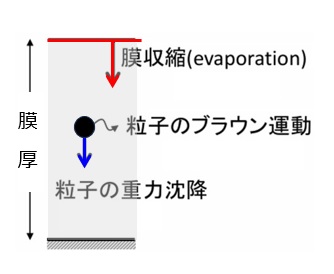 分散粒子に作用する力