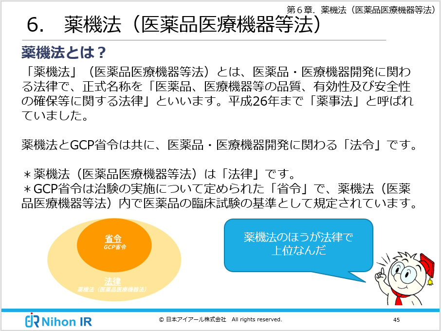 Eラーニング_GCP入門（薬機法）