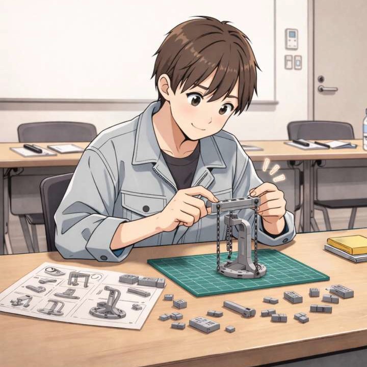  形状認識力・空間認識力を高める応用演習（モデル組立て演習）