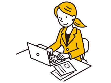 パソコン　女性