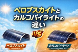 ペロブスカイト太陽電池とカルコパイライト太陽電池