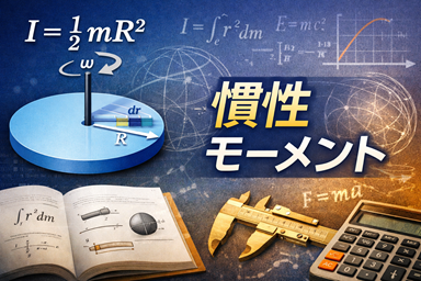 慣性モーメントの基本がわかる！求め方と形状別公式、導出例・計算例まで徹底解説