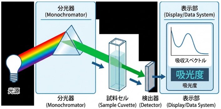 分光光度計の基礎知識｜原理・仕組み・測定できるものをわかりやすく
