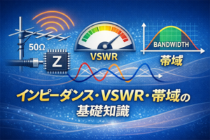 アンテナのインピーダンス・VSWR・帯域の解説