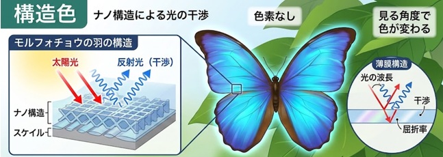 構造色の実例