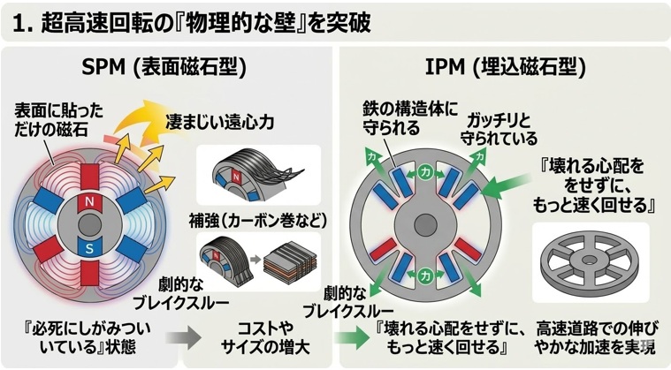 SPMとIPMの説明図