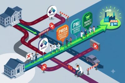 採択されても止まる研究、止まらない研究―AMED採択・PMDA対応・伴走PMで実現する事業化戦略