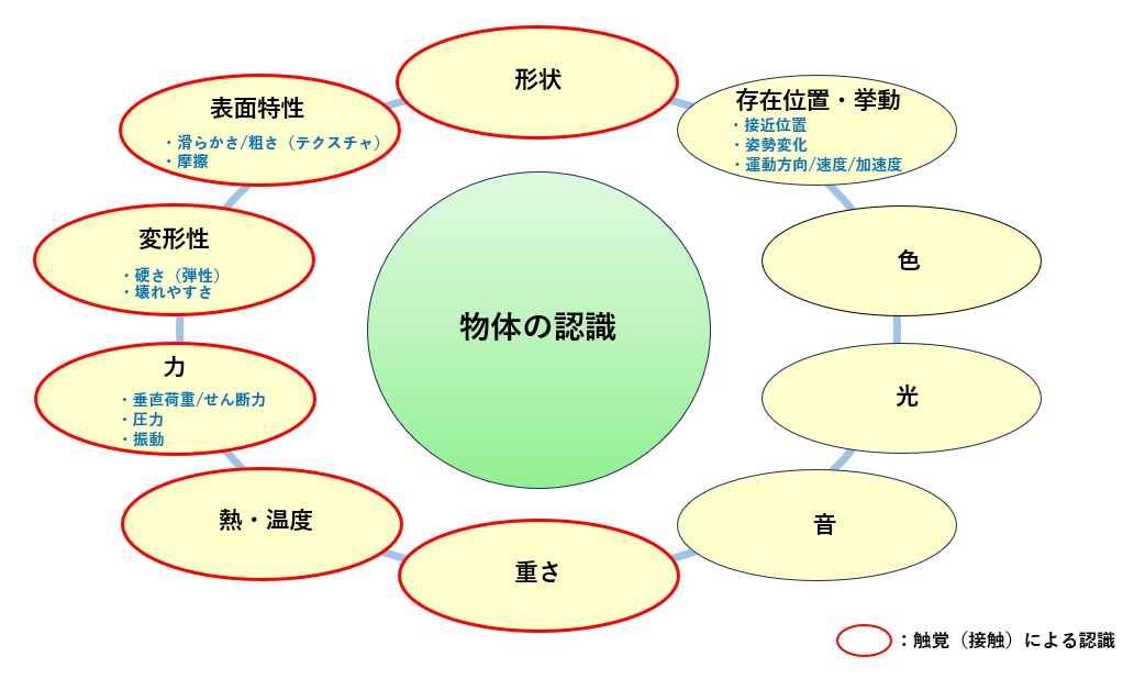 触覚による認識