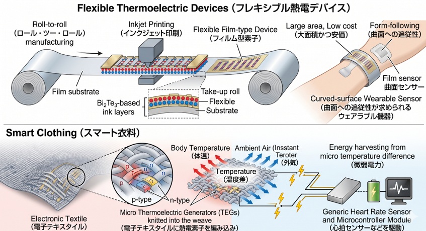 有機熱電材料の例