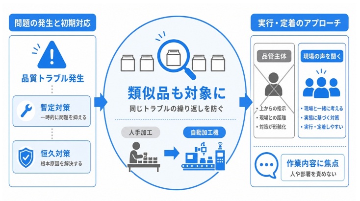 再発防止策に落とし込むポイント