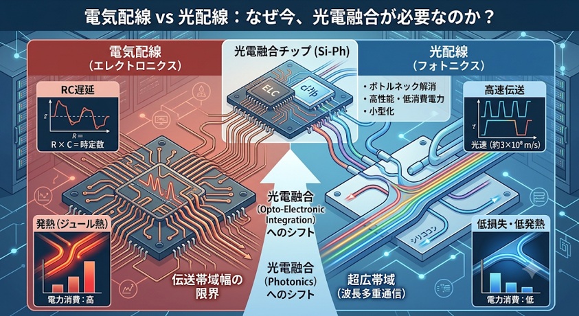 光電融合のイメージ図