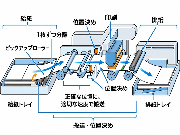 ペーパーハンドリングの概要(基本的な構成)